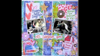 Stash down Saturday #4- Using printables- 12x12 process video.