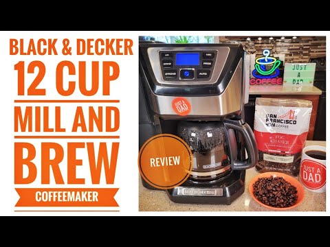 12-Cup Mill+Brew Coffee Maker