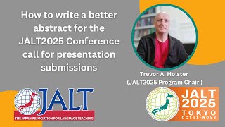 JALT2025 Abstract Writing Workshop
