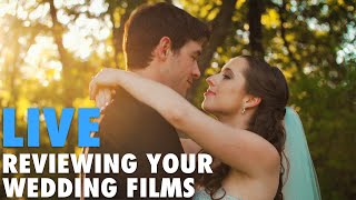 Reviewing Your Wedding Films During The ECLIPSE! 🌑🌞