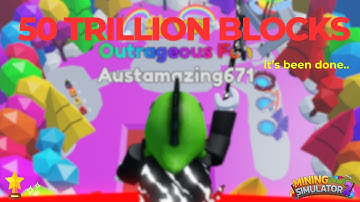 ✨ MAJOR MILESTONE ✨ 50 TRILLION Blocks in Mining Simulator 2!