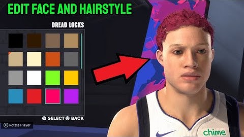 How to edit face and hairstyle in NBA 2k25 (My Player Appearance)