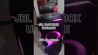 teste JBL PARTYBOX ULTIMATE no volume 40% #jblpartyboxultimate