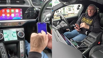 How to use the Bluetooth System, Voice Activation and Apple Carplay in a 2019 Jaguar I PACE
