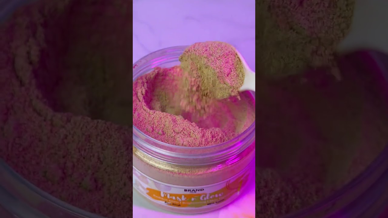 Reveal your glow with our 100% organic Glow Mud Mask – fights acne, controls oil, brightens,