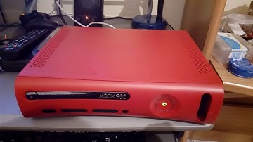 Xbox 360 RGH 1.2 JASPER Red edition