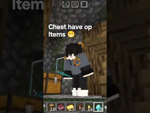 Chest have op Items 😊 And My Goal Is To Find Diamonds 😉 #minecraft #youtube #shorts #minecraftmods