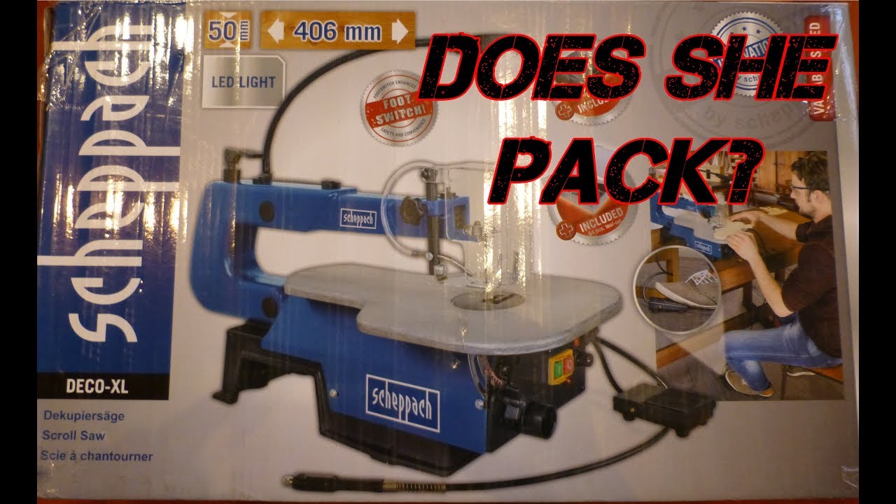 Scheppach Scroll Saw And Rotary Tool Unboxing Review Send Back Youtube