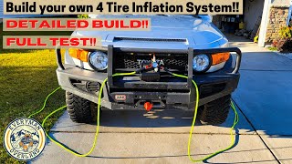 I made my own DIY 4 tire inflation system, here's how!!!