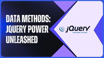 Data Methods - Advance jQuery-Web Development