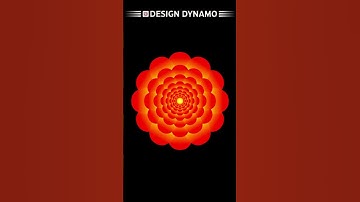 Flower Design In Corel Draw Short Tutorial #coreldraw #designtips #designtutorial