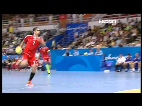 اللاعب البحريني علي ميرزا يسجل فاست سريع للبحرين