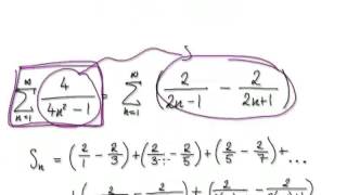 Video 2555 - Calculus Telescoping Series Example
