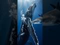 Whale Becomes Her Unexpected Hero Against a Shark #shorts #ocean #wildlife