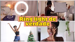 REALIZANDO MAIS UM SONHO| COMPREI RING LIGHT E SOFTBOX DE VERDADE | RING LIGHT DO MERCADO LIVRE screenshot 5