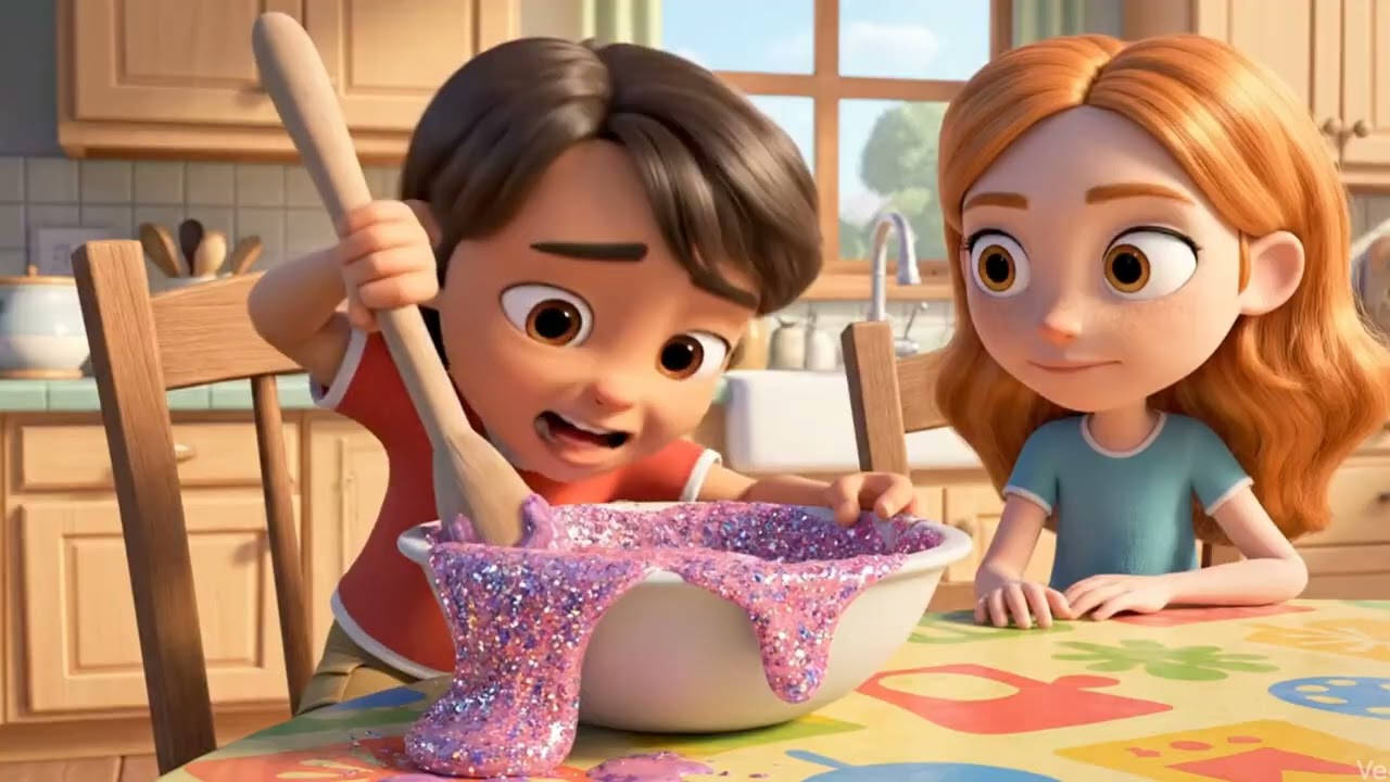 Luca's Super Sticky Slime MONSTER! 😂 | Funny Kids Cartoon