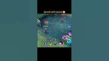 Dyrroth skill tutorial 😱 #shorts #mlbb #mobilelegends