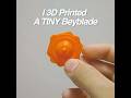 Tiny 3D Printed Beyblade Test