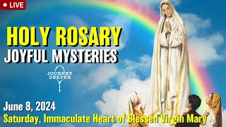 🔴 Rosary Saturday Joyful Mysteries of the Rosary June 8, 2024 Praying together