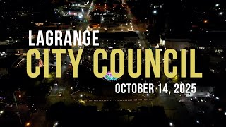 LaGrange Georgia City Council Meeting - October 14, 2025