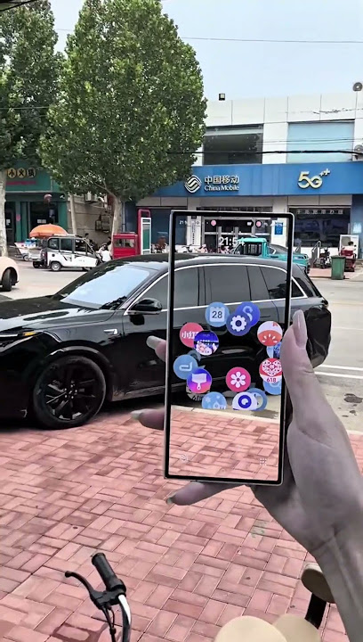 Samsung's transparent phones. It's so transparent!