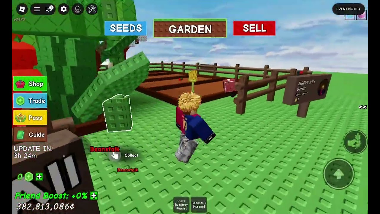 Checking my garden Last i played in november