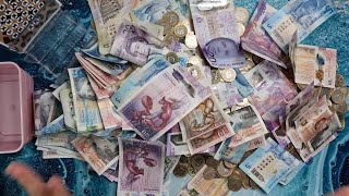Unstuffing my completed 50 & 24 envelope challenge!!🎉  UK Cash Stuffing & Budgeting