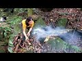 Go to a very beautiful natural waterfall and take a bath