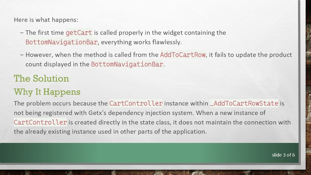 Solving Flutter Getx Listener Notifications for Your Cart