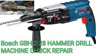 Bosch GBH 2-28 Hammer drill machine rechet change || Bosch hammer drill machine repair