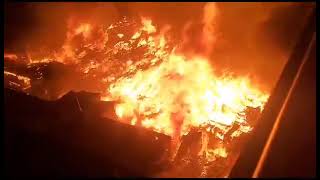 Early morning fire razes section of Gikomba market