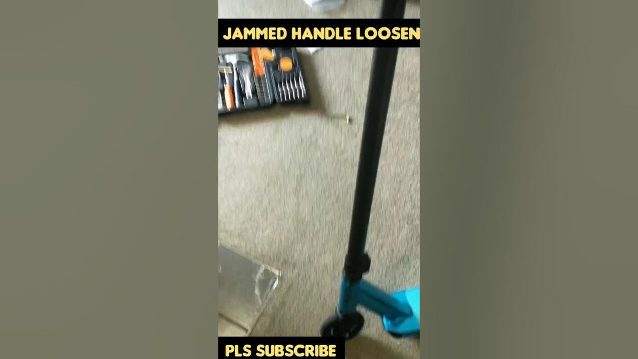 how to loosen handlebars on bike tighten scooters handle YouTube