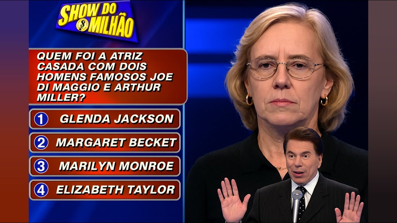 Show do Milhão (1999) | Participante Madalena na 1ª Temporada | Silvio Santos no SBT