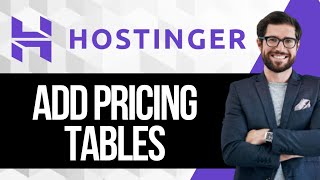 How to Add Pricing Tables to Hostinger Website Builder