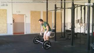 Andrea Pasquale pietrasanta beach throwdown 19 WOD 2 CAT +35