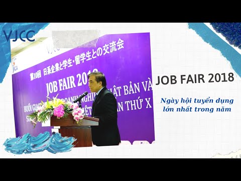 HTV đưa tin sự kiện JobFair 20 - ngày hội tuyển dụng lớn nhất trong năm được tổ chức bởi viện VJCC