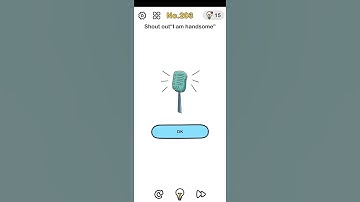 Brain Out Level 203 | Shout out i am handsome | Brain Out Game Solution Level 203