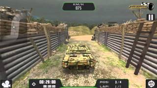 Warrior Tank 3D Racing Gameplay screenshot 2
