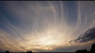 Sun Dog / Rainbow Sun Halo Sunset. GoPro ND16 Filter 4K