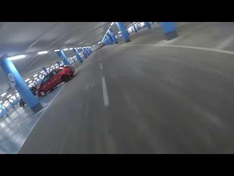 underground parking drone racing with almog