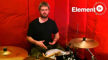FREE DRUM LESSON 16th note drum fills using groups of three pt3