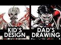 KID'S DESIGN Redrawn by their DAD - A PROFESSIONAL MARVEL ARTIST! PART 13!