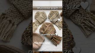 Macrame keyhole scarf tutorial #shorts