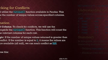 How to Check for Conflicts in Pandas DataFrame Columns
