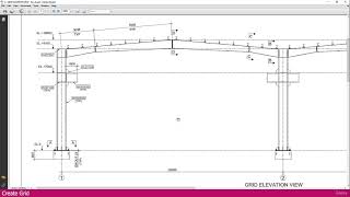 Create Grid and Column in Tekla Structure