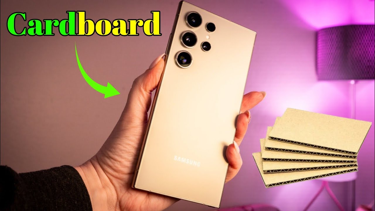 DIY Samsung Galaxy S24 Ultra with Cardboard | Samsung Galaxy S23 Ultra realistic from Cardboard |