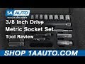38 Inch Drive Metric Socket Set - Available on 1A Auto