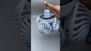 Portable Solar Fan Light / Garmiyon ke liye Best Gadget | 4-in-1 Foldable Solar Fan and Light #short