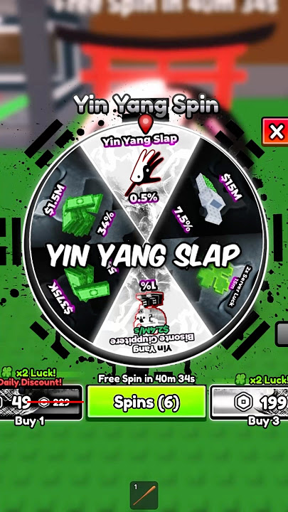 I opened 10 yin yang spins