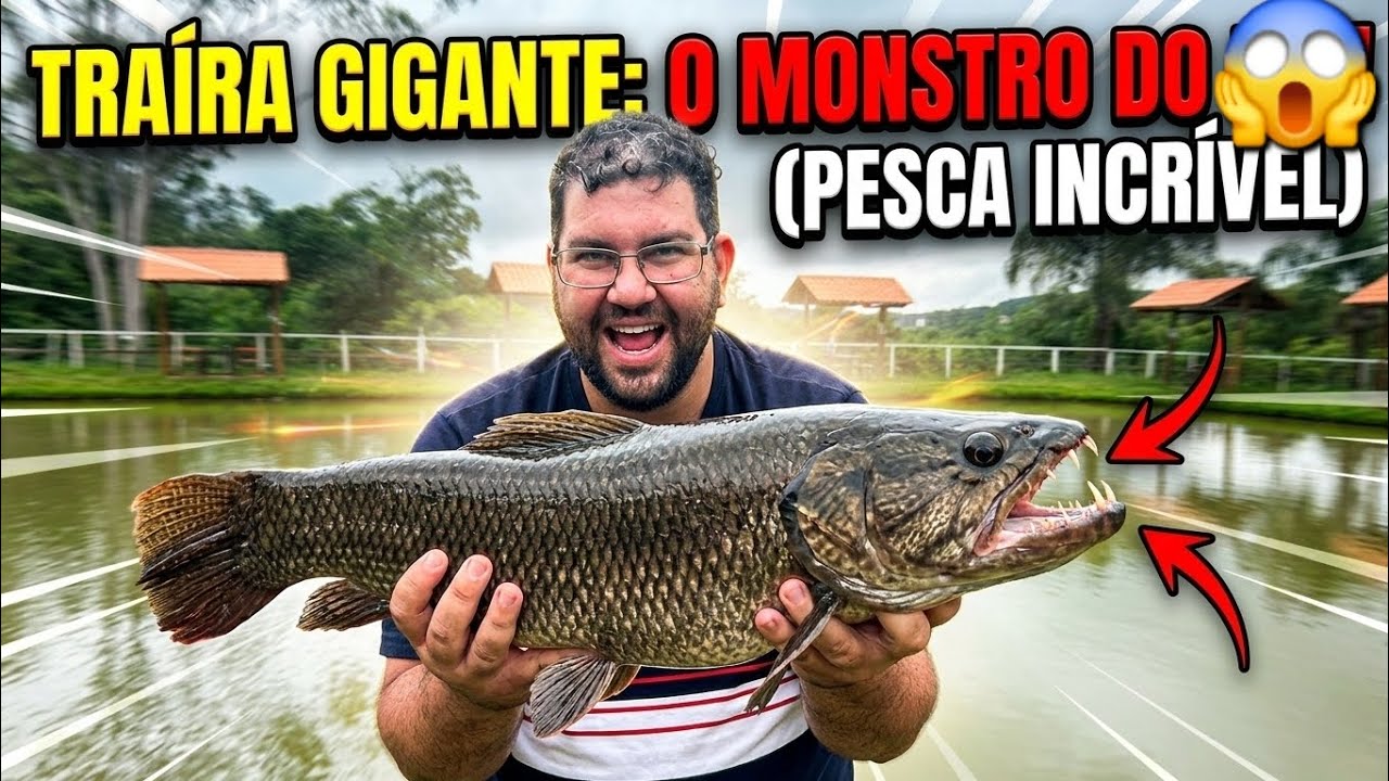 TRAIRA BRUTA NA ISCA ARTIFICIAL - RESULTADO IMPRESSIONANTE!